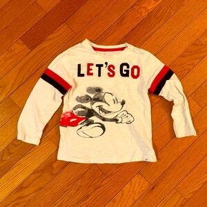 GAP x Disney Mickey Mouse Long Sleeve Shirt